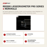 Titanium Strength RB2000 Liegeergometer Pro Series mit 4 Merkmalen: Offener Rahmen, 20 Stufen, Poly-V-Riemen, Sitz horizontal verstellbar