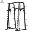 Titanium Strength RXS Multipower mit Multilevel-Rack in Schrägansicht von links mit Führungsstangen