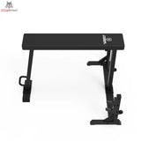 Titanium Strength Seal Row Bench Chinesische Ruderbank von der Seite mit Logo am Polster und Stützfüßen