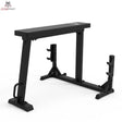 Titanium Strength Seal Row Bench Chinesische Ruderbank in Schwarz, Seitenansicht mit Hantelablagen