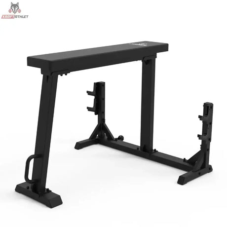 Titanium Strength Seal Row Bench Chinesische Ruderbank in Schwarz, Seitenansicht mit Hantelablagen
