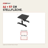 Maßbild Titanium Strength SQBX Höhenverstellbare Plyo/Squat-Box: Stellfläche 46 × 57 cm