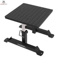 Titanium Strength SQBX Höhenverstellbare Plyo/Squat-Box in Schrägansicht mit Riffelblech-Plattform, schwarz