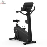 Titanium Strength ST1100 Heimtrainer Pro Series in Schrägansicht von hinten mit Sattelstütze