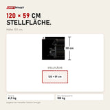 Maßbild Titanium Strength ST2000 Ergometer Pro Series: Stellfläche 120 × 59 cm, Höhe 151 cm