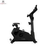 Titanium Strength ST2000T Ergometer mit Touchscreen: Schrägansicht von rechts mit Lenker und Pedalen