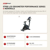 Titanium Strength ST900 LCD Ergometer Performance Series mit 4 Merkmalen: Magnetbremse, 14 kg Schwungrad, 30 Programme, XXL-Sitz
