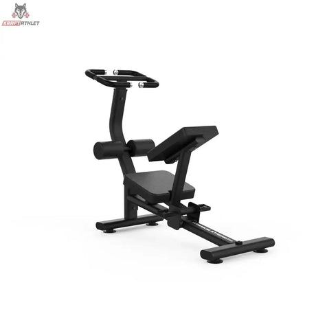 Titanium Strength Streckbank SB-FW12 in Schwarz, Schrägansicht von hinten