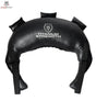 Titanium Strength TBB Gewichteter Trainingssack in schwarz, Frontansicht mit Logo und seitlichen Griffen