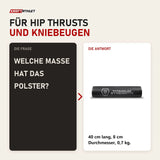 Frage und Antwort zu Titanium Strength TBP Hantelpolster: Welche Maße hat das Polster?