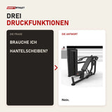 Frage und Antwort zu Titanium Strength TF5 Multipress: Brauche ich Hantelscheiben?