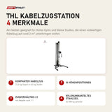 Titanium Strength THL Kabelzugstation mit 4 Merkmalen: Kompakter Kabelzug, 16 Höhenpositionen, Zugverhältnis 2:1, Nylonummanteltes Stahlseil