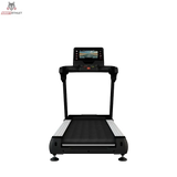 Titanium Strength TM2000T Laufband mit 16-Zoll-Touchscreen in Schwarz, Frontansicht mit Display und Lauffläche