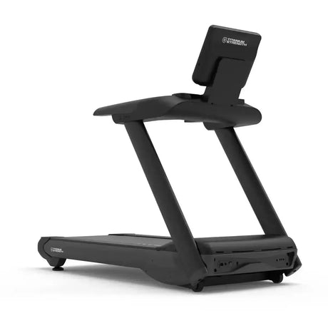 Titanium Strength TM700 Laufband Pro Series, Schrägansicht von vorn links mit Motorhaube