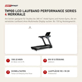 Titanium Strength TM900 LCD Laufband Performance Series mit 4 Merkmalen: 1 bis 22 km/h, Bis 15 % Steigung, Schnelltasten, Lauffläche 155 × 55 cm