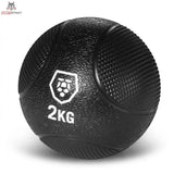 Titanium Strength TMB Medizinbälle: schwarzer 2-kg-Ball mit strukturierter Oberfläche und Logo