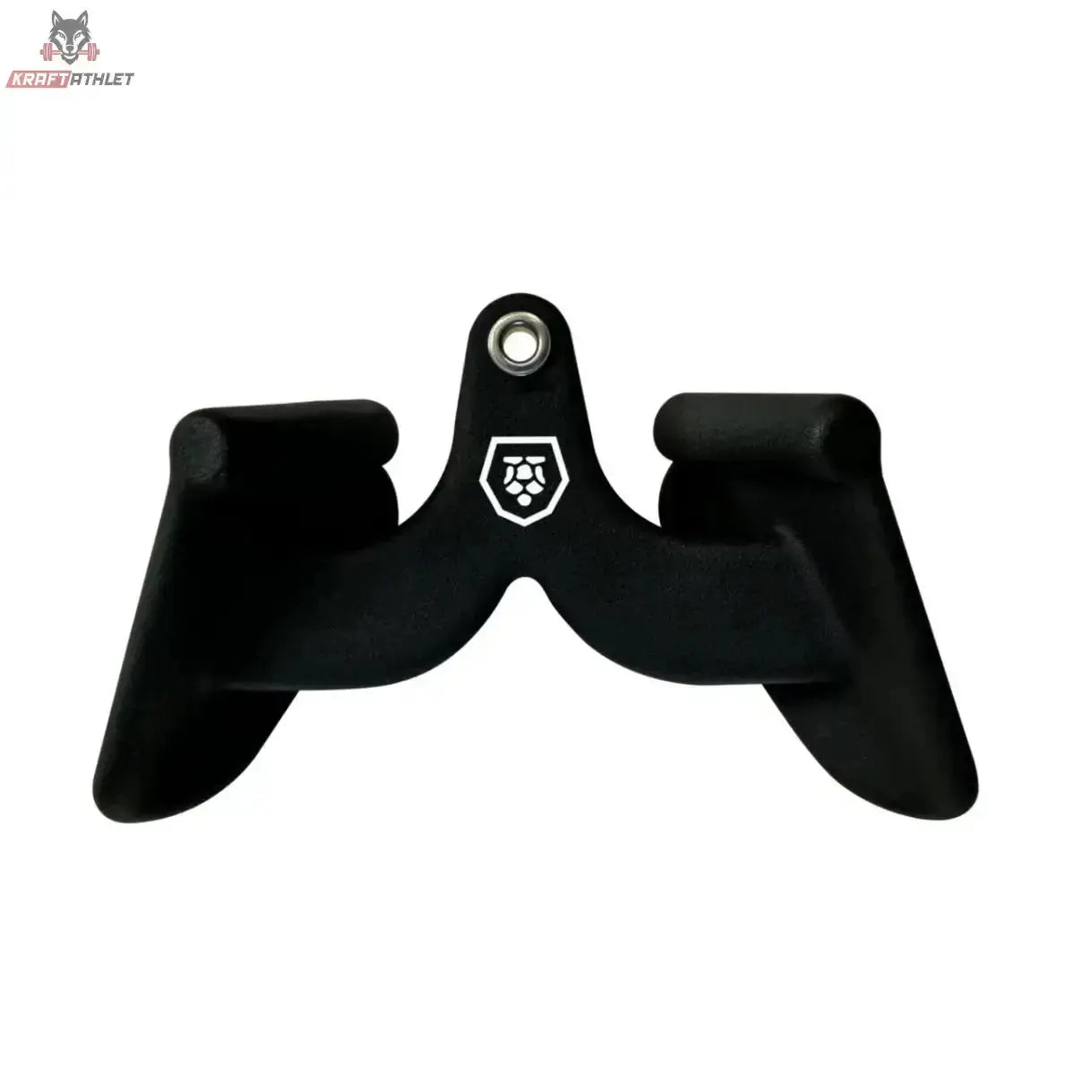 Titanium Strength TS-GRIPSET Set mit 5 Griffen für Seilzüge, Frontansicht des kurzen Rudergriffs