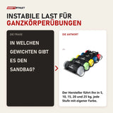 Frage und Antwort zu Titanium Strength TSB Sandbag: In welchen Gewichten gibt es den Sandbag?