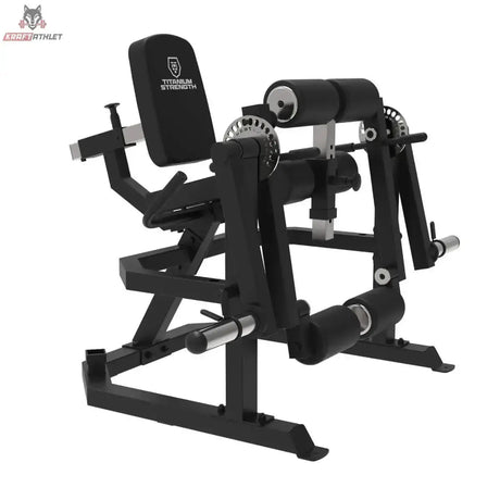 Titanium Strength ULXC Unilaterale Beinstreck- und Beinbeugemaschine, Frontalansicht