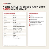 Technische Daten und Merkmale von Titanium Strength X Line Athletic Bridge Rack DR50 als Tabelle