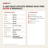 Technische Daten und Merkmale von Titanium Strength X Line Heavy Athletic Bridge Rack FR50 als Tabelle