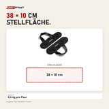 Maßbild Younix Ankle Cuffs Fußmanschetten für den Kabelzug: Stellfläche 38 × 10 cm