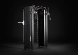 Younix Cable Rack Smith Kabelzugstation mit Smith Machine, Frontansicht vor schwarzem Hintergrund