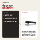 Frage und Antwort zu Younix Landmine Pro Landmine-Halterung: Passt die Landmine Pro an mein Rack?