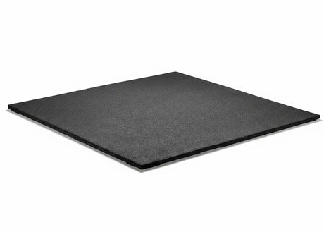Younix Performance Interlocking Tiles Bodenfliese in Schwarz, Draufsicht schräg von oben auf weißem Hintergrund